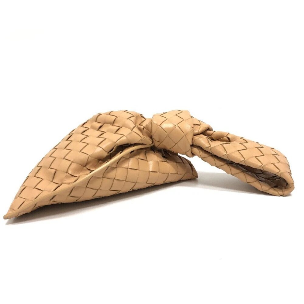 BOTTEGA VENETA 652001 Intrecciato Mini The Twist Handbag Beige/GoldHardware - Picture 11 of 11